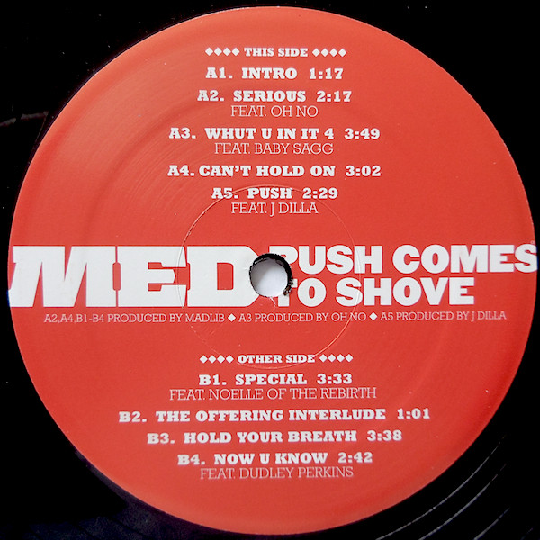 M.E.D. - Push Comes To Shove | Stones Throw Records (STH2108) - 3 M.E.D. - Push Comes To Shove | Stones Throw Records (STH2108) - 3