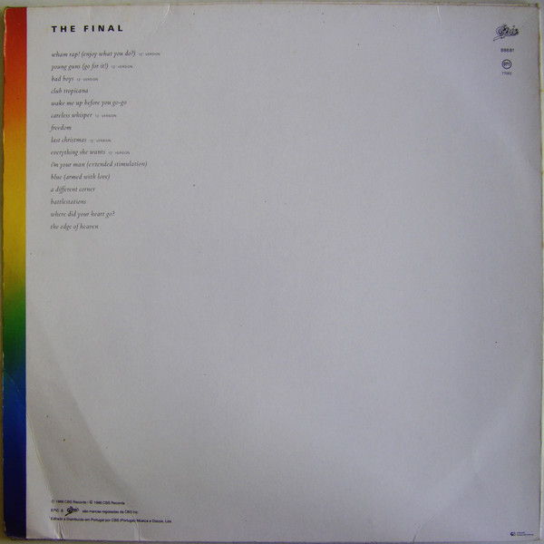 Wham! - The Final | Epic (88681) - 2