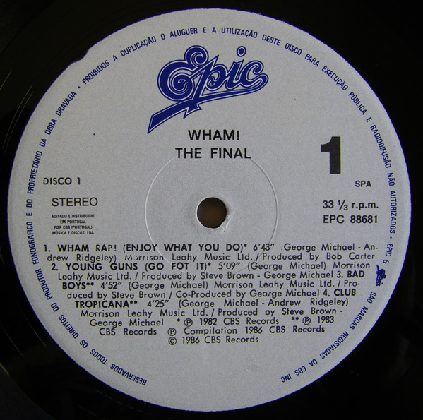 Wham! - The Final | Epic (88681) - 3