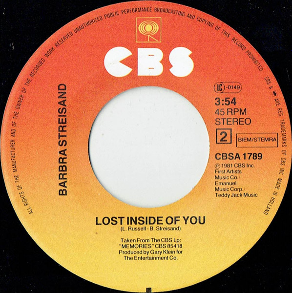 Barbra Streisand - Comin' In And Out Of Your Life | CBS (CBSA 1789) - 4