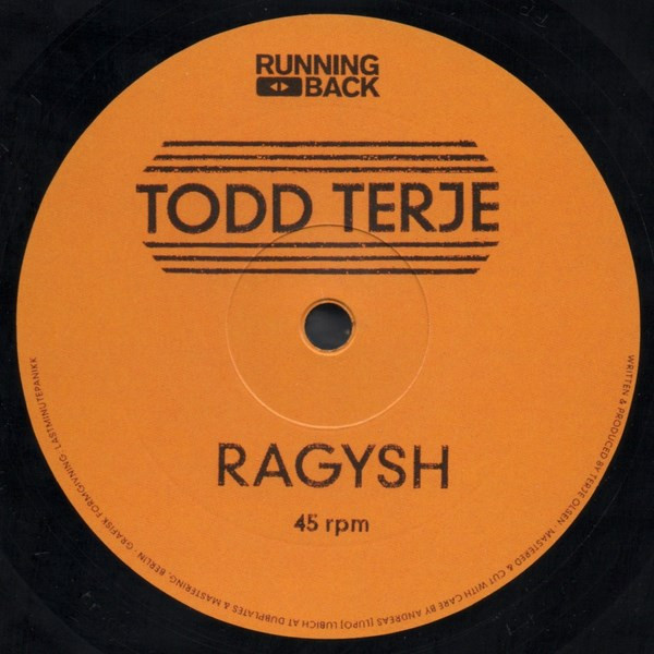 Todd Terje - Ragysh | Running Back (RBCR-78) - main Todd Terje - Ragysh | Running Back (RBCR-78) - main