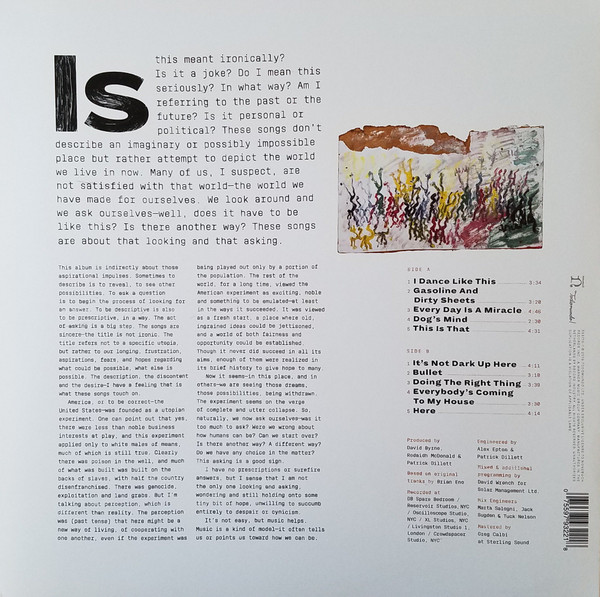 David Byrne - American Utopia | Nonesuch (565710-1) - 2