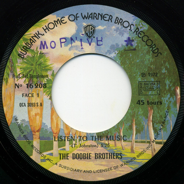 The Doobie Brothers - Listen To The Music | Warner Bros. Records (16 208) - 3 The Doobie Brothers - Listen To The Music | Warner Bros. Records (16 208) - 3