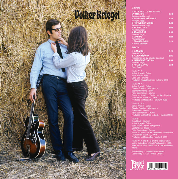 Volker Kriegel - With A Little Help From My Friends | Cinedelic Records (CNLP70) - 2 Volker Kriegel - With A Little Help From My Friends | Cinedelic Records (CNLP70) - 2