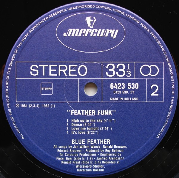 Blue Feather - Feather Funk | Mercury (6423 530) - 4 Blue Feather - Feather Funk | Mercury (6423 530) - 4