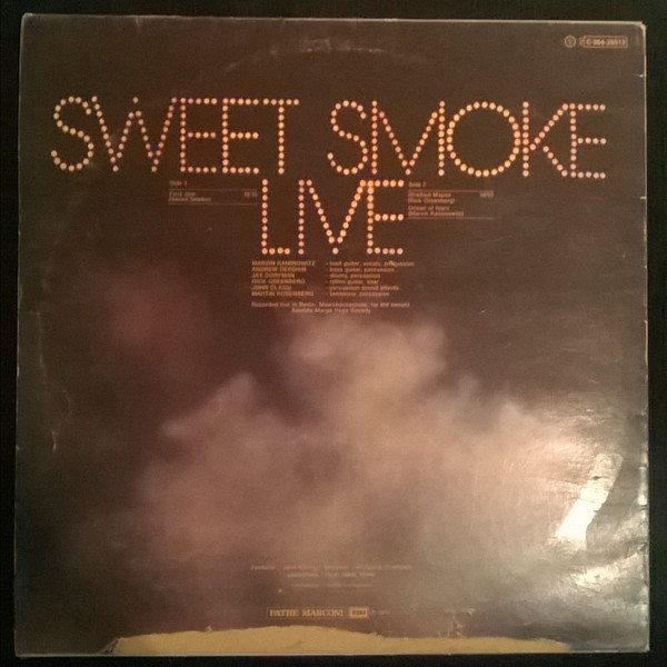 Sweet Smoke - Sweet Smoke Live | Harvest (2C 064-29513) - 2