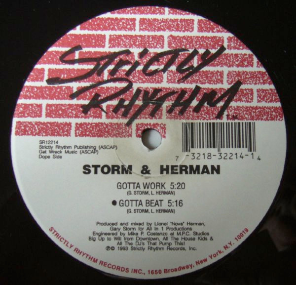 Storm & Herman - Freak You Down | Strictly Rhythm (SR12214) - 3