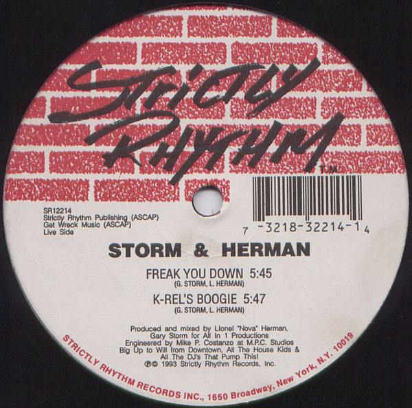 Storm & Herman - Freak You Down | Strictly Rhythm (SR12214) - 4