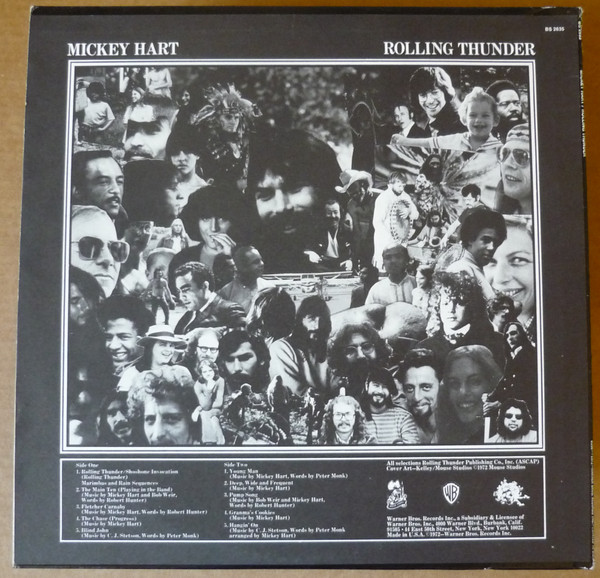 Mickey Hart - Rolling Thunder | Warner Bros. Records (BS 2635) - 2 Mickey Hart - Rolling Thunder | Warner Bros. Records (BS 2635) - 2