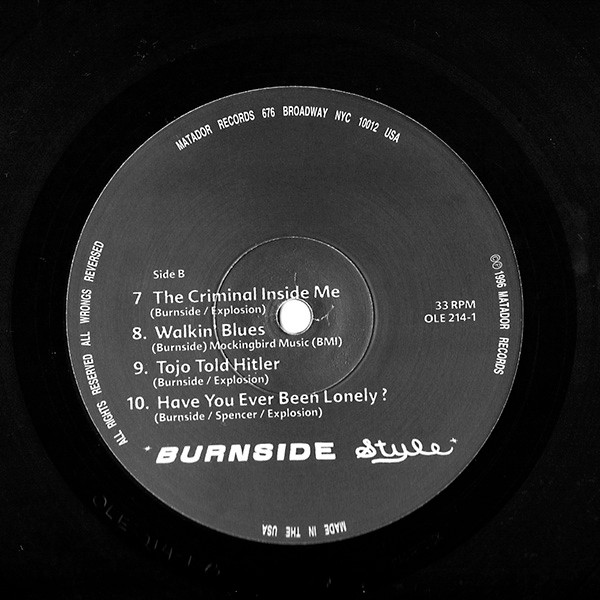 R.L. Burnside - A Ass Pocket Of Whiskey | Matador (OLE 214-1) - 4