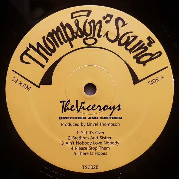 The Viceroys - Brethren And Sistren | Thompson Sound Cantabria (TSC028) - 3 The Viceroys - Brethren And Sistren | Thompson Sound Cantabria (TSC028) - 3