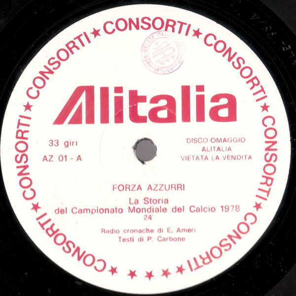 Enrico Ameri , Paolo Carbone - Forza Azzurri | Alitalia (AZ 01) - 3