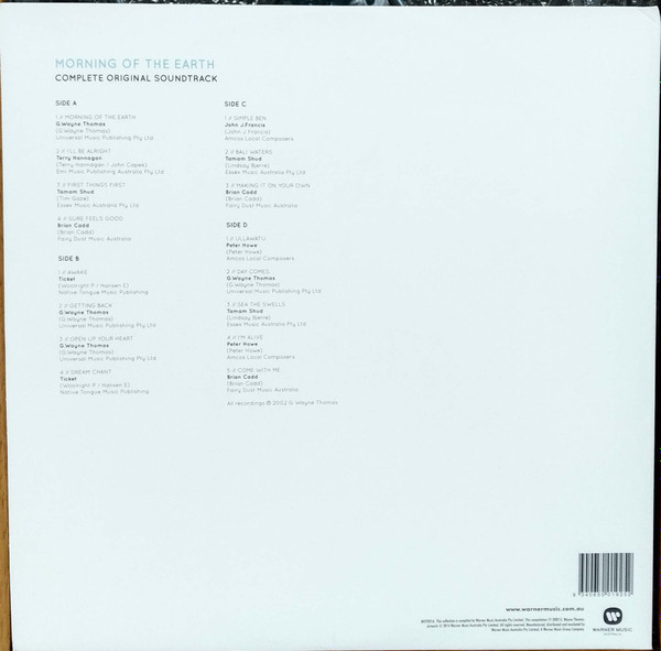 Various - Morning Of The Earth (Complete Original Soundtrack) | Warner Music Australia (MOTE01A) - 2