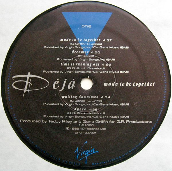 Déjà - Made To Be Together | Virgin (7 91060-1) - 3
