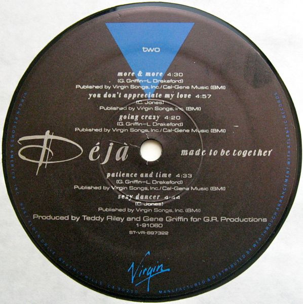 Déjà - Made To Be Together | Virgin (7 91060-1) - 4