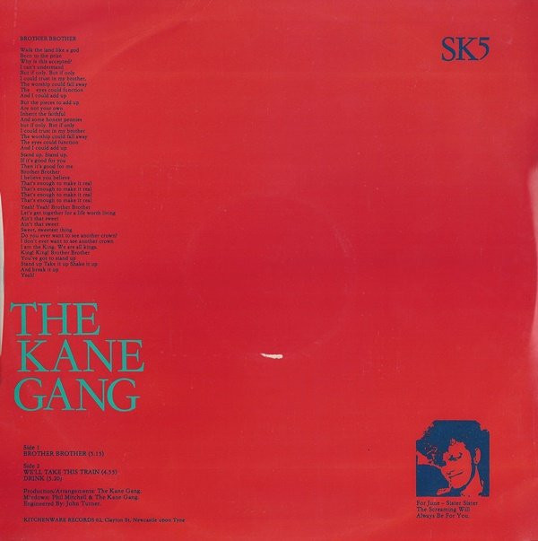 The Kane Gang - Brother Brother | Kitchenware Records (SK 5)