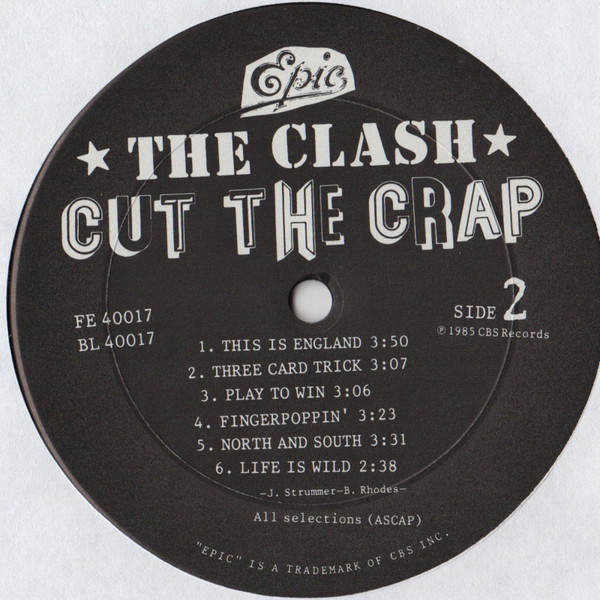 The Clash - Cut The Crap - Vinilo | Epic (FE 40017) - 4 The Clash - Cut The Crap - Vinilo | Epic (FE 40017) - 4