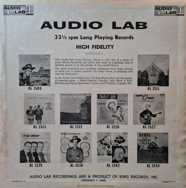 The Light Crust Doughboys - The Light Crust Doughboys | Audio Lab (AL 1525) - 2 The Light Crust Doughboys - The Light Crust Doughboys | Audio Lab (AL 1525) - 2