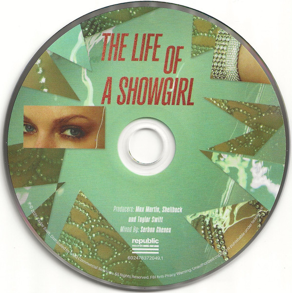 Taylor Swift - The Life Of A Showgirl (w 2 sided poster) | Republic Records (602478372049.1) - 3