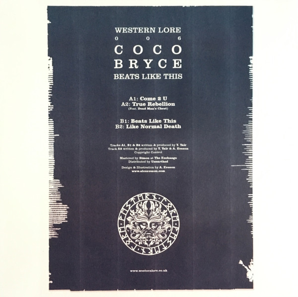 Coco Bryce - Beats Like This | Western Lore (LORE006) - 2 Coco Bryce - Beats Like This | Western Lore (LORE006) - 2