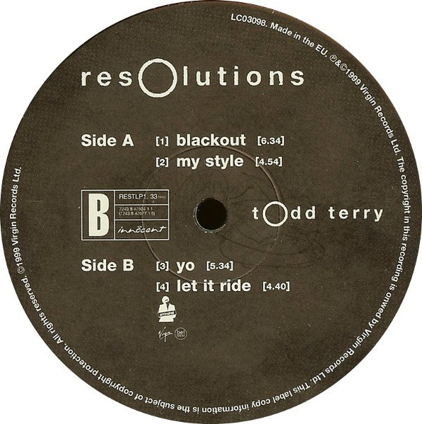 Todd Terry - Resolutions | Innocent (RESTLP 1) - 2 Todd Terry - Resolutions | Innocent (RESTLP 1) - 2