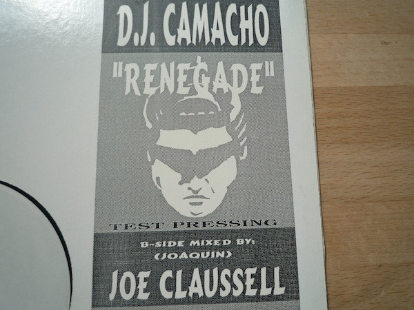 David Camacho - Renegade | Sumo Records (SMO-1010) - 2 David Camacho - Renegade | Sumo Records (SMO-1010) - 2