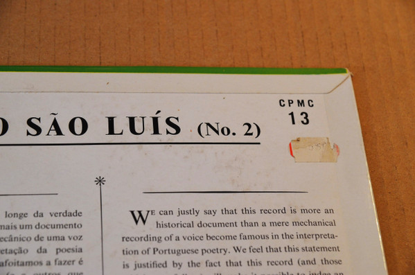 João Villaret - "João Villaret No São Luís," Nº 2 | Parlophone (CPMC 13) - 4