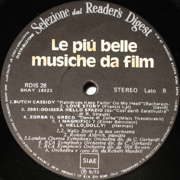 Various - Le Più Belle Musiche Da Film | Selezione Dal Reader's Digest (RDIS 28) - 2 Various - Le Più Belle Musiche Da Film | Selezione Dal Reader's Digest (RDIS 28) - 2