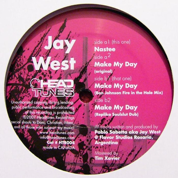 Jay West - Music Can EP | Headtunes Recordings (HTR004)
