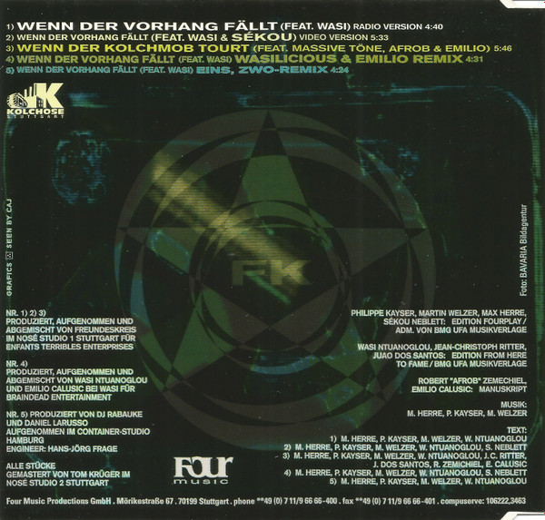 Freundeskreis - Wenn Der Vorhang Fällt | Four Music (FOR 665231 2) - 4 Freundeskreis - Wenn Der Vorhang Fällt | Four Music (FOR 665231 2) - 4