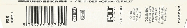 Freundeskreis - Wenn Der Vorhang Fällt | Four Music (FOR 665231 2) - 2 Freundeskreis - Wenn Der Vorhang Fällt | Four Music (FOR 665231 2) - 2