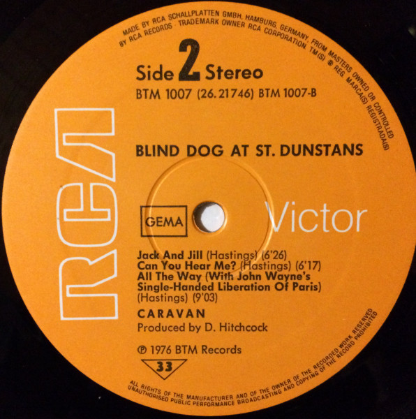 Caravan - Blind Dog At St. Dunstans | RCA (26.21746) - 4 Caravan - Blind Dog At St. Dunstans | RCA (26.21746) - 4