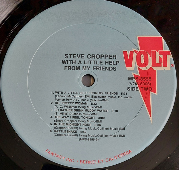 Steve Cropper - With A Little Help From My Friends | Volt (MPS-8555) - 4