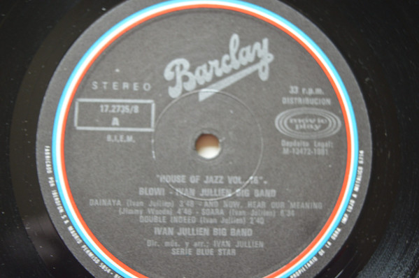 Ivan Jullien Big Band - Blow! | Barclay (17.2735/8) - 4