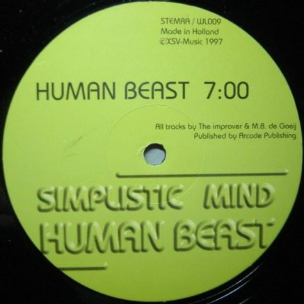 Simplistic Mind - Human Beast | XSV Music (WL009) - main