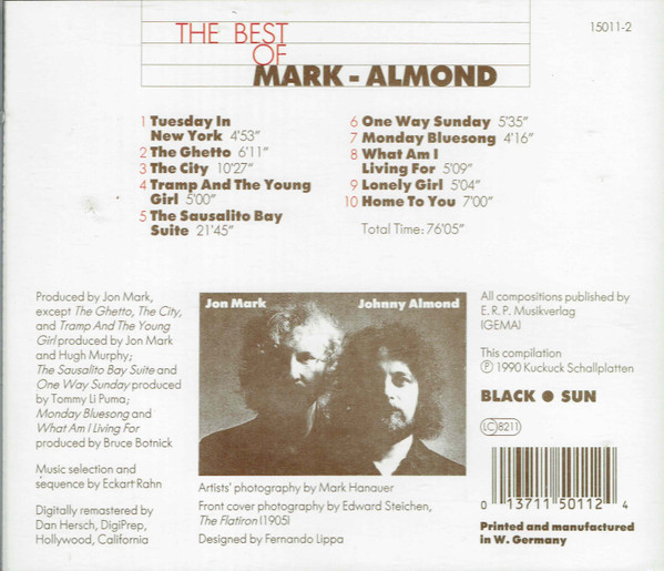 Mark-Almond - The Best Of CD | Black Sun (15011-2) - 2