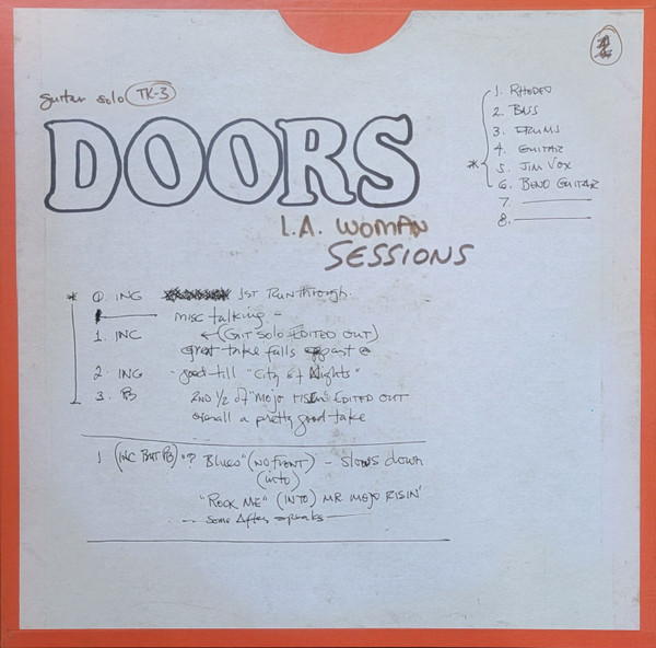 The Doors - L.A. Woman Sessions | Rhino Records (R1 670994) - main