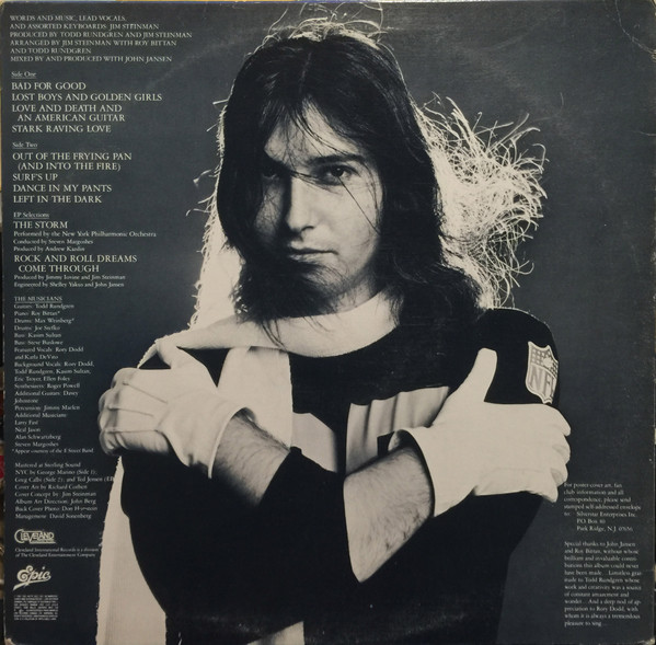 Jim Steinman - Bad For Good | Cleveland International Records (FE 36531) - 2 Jim Steinman - Bad For Good | Cleveland International Records (FE 36531) - 2