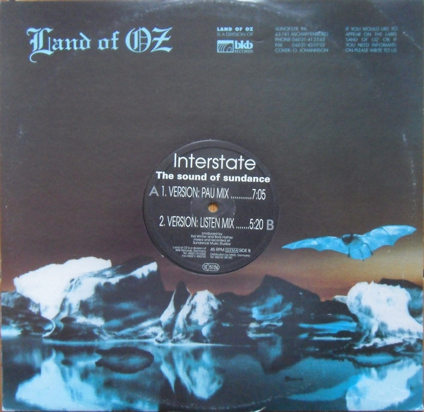 Interstate - The Sound Of Sundance | Land Of Oz (VINYLLAND 0008) - 2