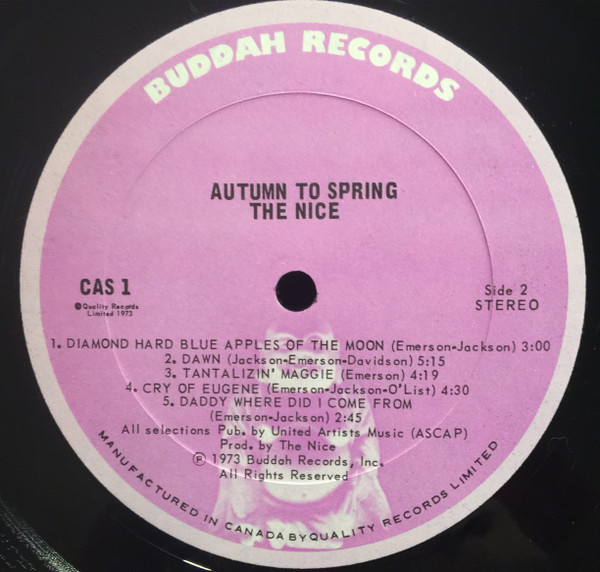 The Nice - Autumn To Spring | Charisma (CAS 1) - 3 The Nice - Autumn To Spring | Charisma (CAS 1) - 3