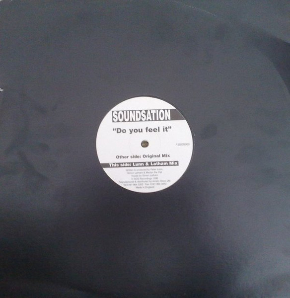Soundsation - Do You Feel It | SOS Recordings (12SOS003) - 3