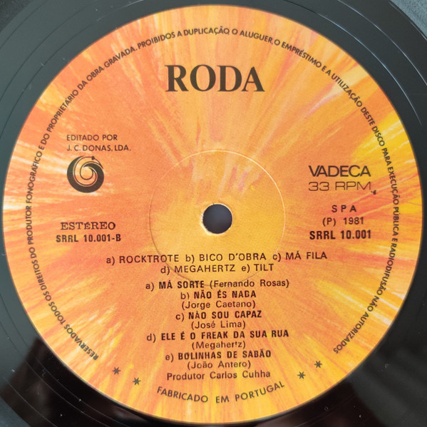 Various - Rock Português | Roda (SRRL 10.001) - 4