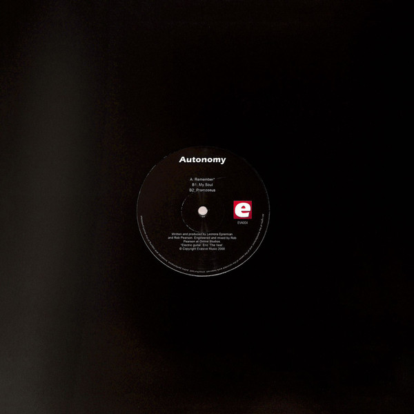 Autonomy - Autonomy | Evasive Records (EVA004) - 3