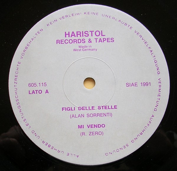 Various - Figli Delle Stelle / Mi Vendo / Nell'Aria / Miguel Son Mi | Haristol Records & Tapes (605.115) - main