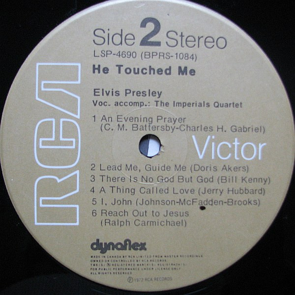Elvis Presley - He Touched Me | RCA Victor (LSP-4690) - 4 Elvis Presley - He Touched Me | RCA Victor (LSP-4690) - 4