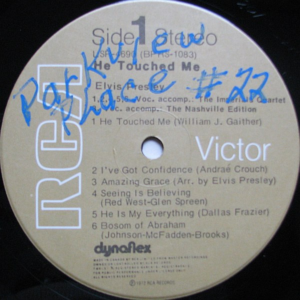 Elvis Presley - He Touched Me | RCA Victor (LSP-4690) - 3 Elvis Presley - He Touched Me | RCA Victor (LSP-4690) - 3