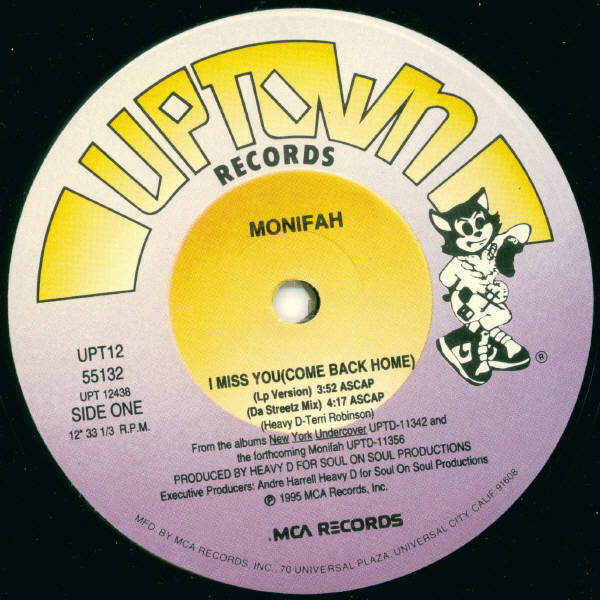Monifah - I Miss You (Come Back Home) | Uptown Records (UPT12 55132) - 3