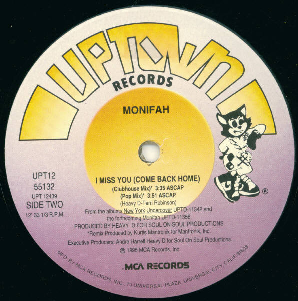 Monifah - I Miss You (Come Back Home) | Uptown Records (UPT12 55132) - 4