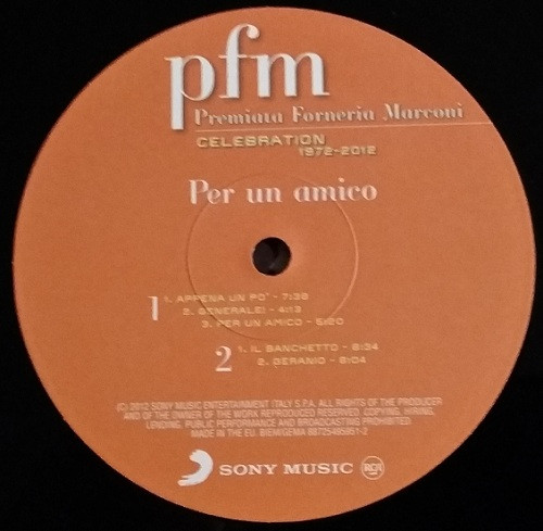 Premiata Forneria Marconi - Celebration 1972-2012 | Sony Music (88725495951) - 4