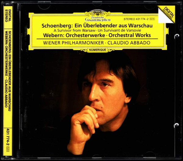 Arnold Schoenberg , Anton Webern - Wiener Philharmoniker , Claudio Abbado - Ein Überlebender Aus Warschau = A Survivor From Warsaw = Un Survivant De Varsovie - Orchesterwerke = Orchestral Works | Deutsche Grammophon (431 774-2) - 3 Arnold Schoenberg , Anton Webern - Wiener Philharmoniker , Claudio Abbado - Ein Überlebender Aus Warschau = A Survivor From Warsaw = Un Survivant De Varsovie - Orchesterwerke = Orchestral Works | Deutsche Grammophon (431 774-2) - 3